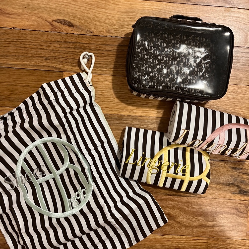 Henri bendel travel bag set